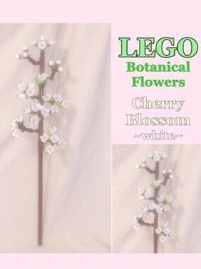 LEGO Botanical Flowers - White Cherry Blossoms - Individual Sale ~ 40725